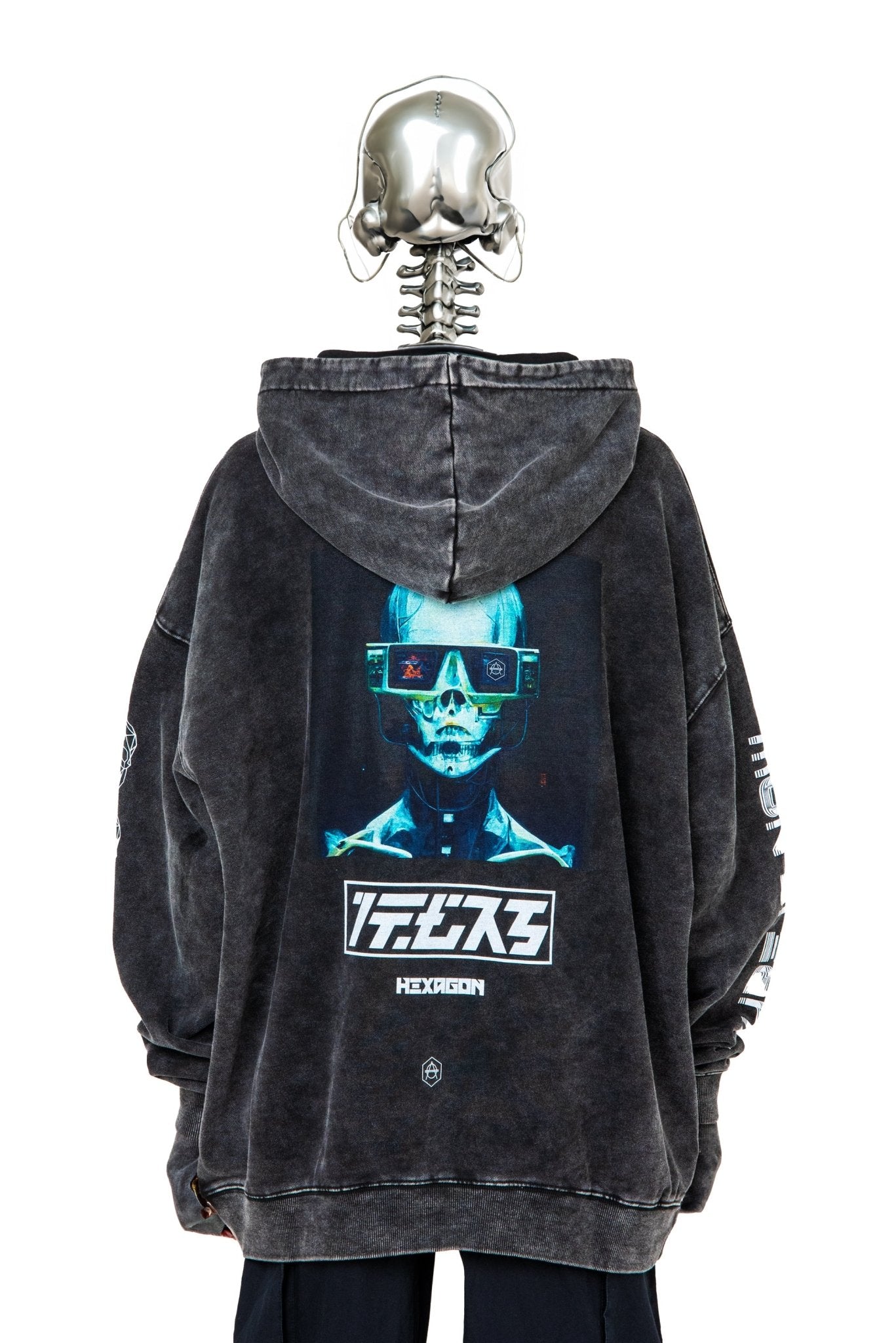 FUTURE IS NOW HOODIE (WASHED) – HEXAGON - Main Image