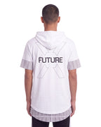 Hooded Future Tee White