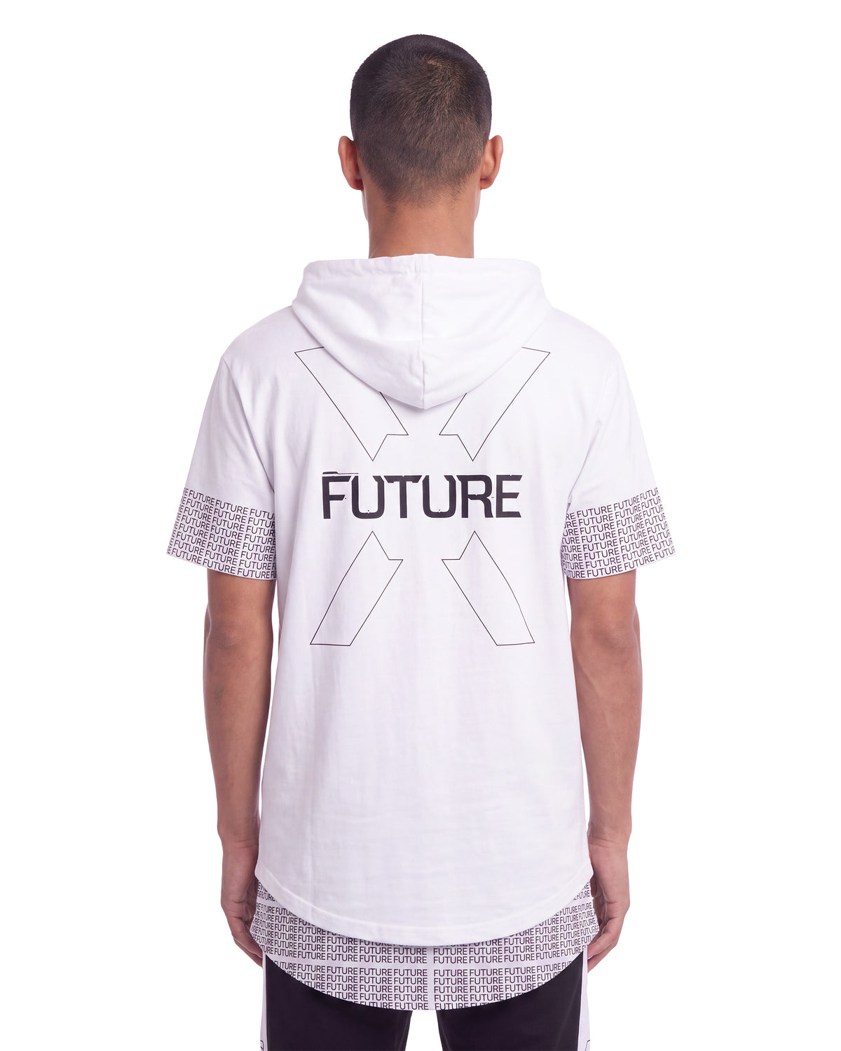 Hooded Future Tee White