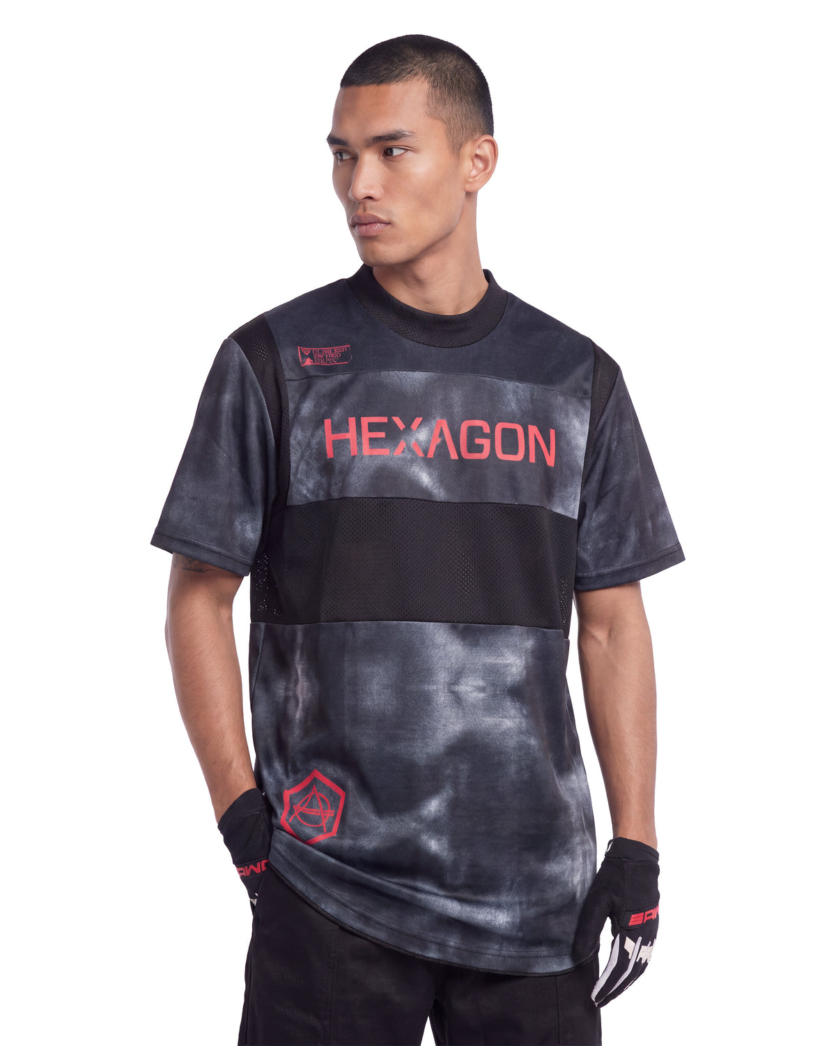 Hexagon Motorcross Marble Tee