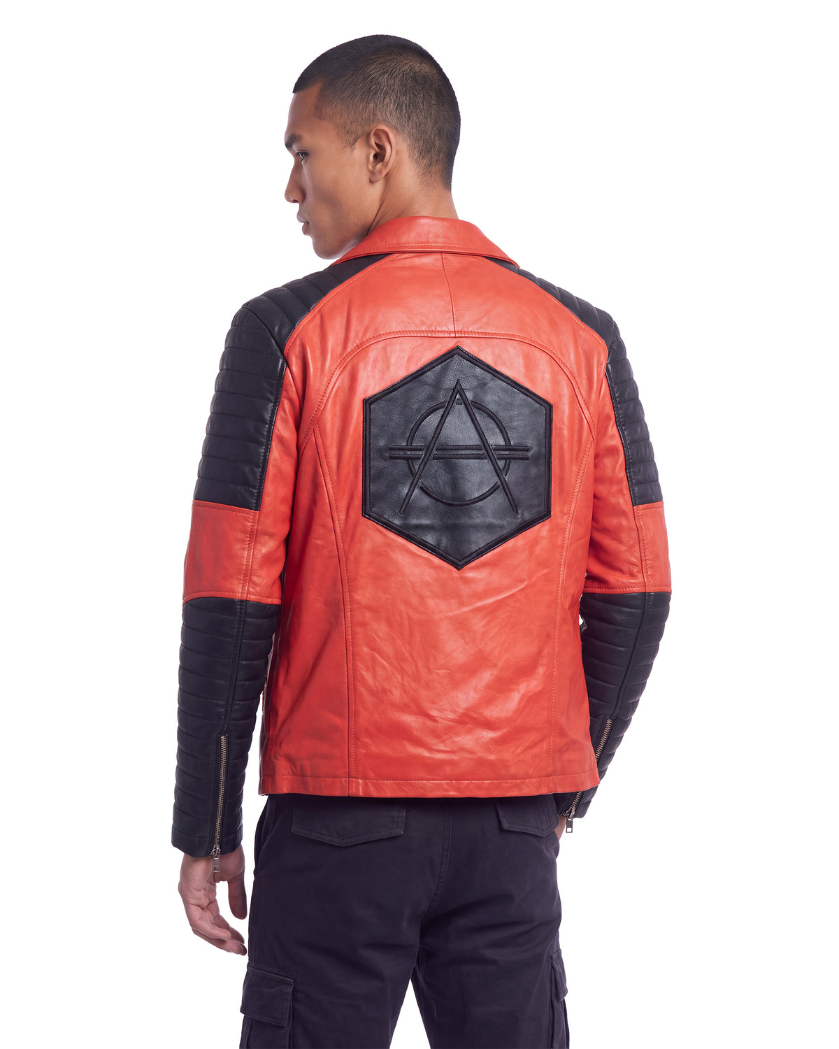 Leather Jacket Red