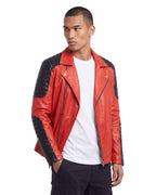 Leather Jacket Red