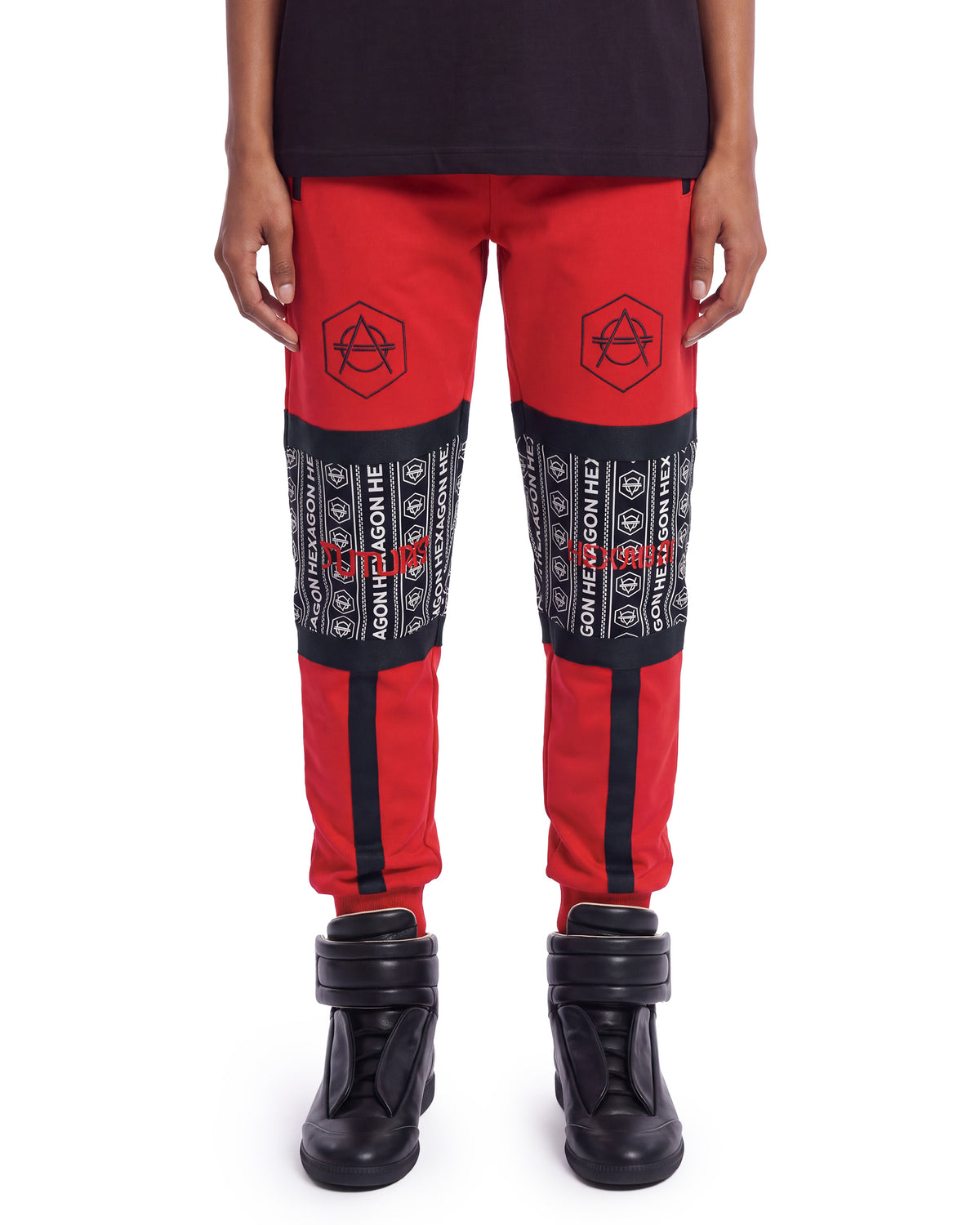 Hexagon Jogger Red