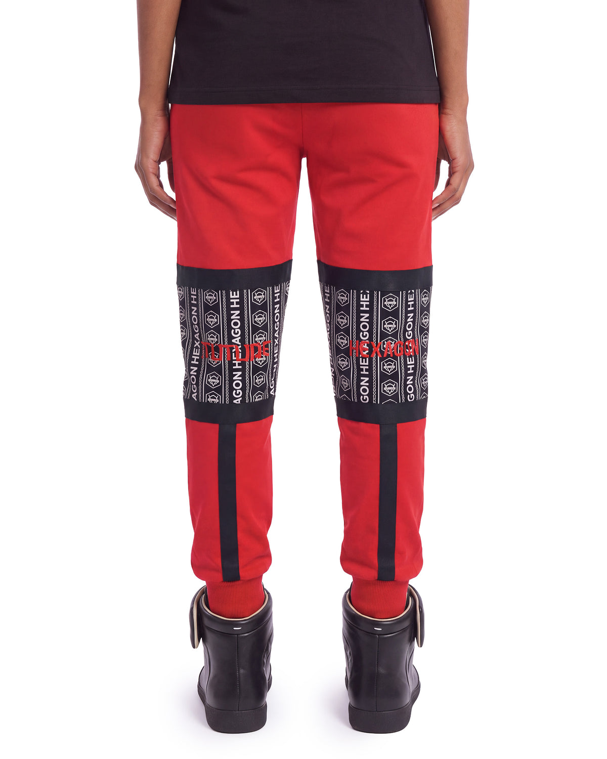 Hexagon Jogger Red