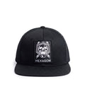 Skull snapback cap
