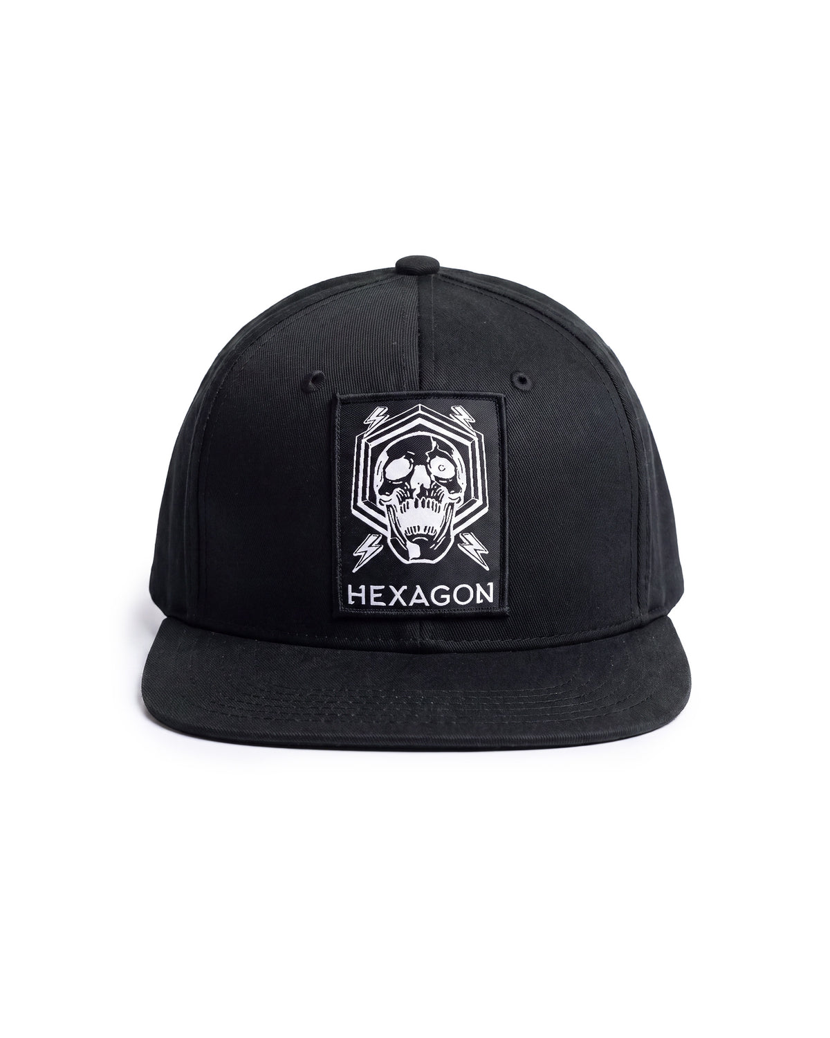 Skull snapback cap