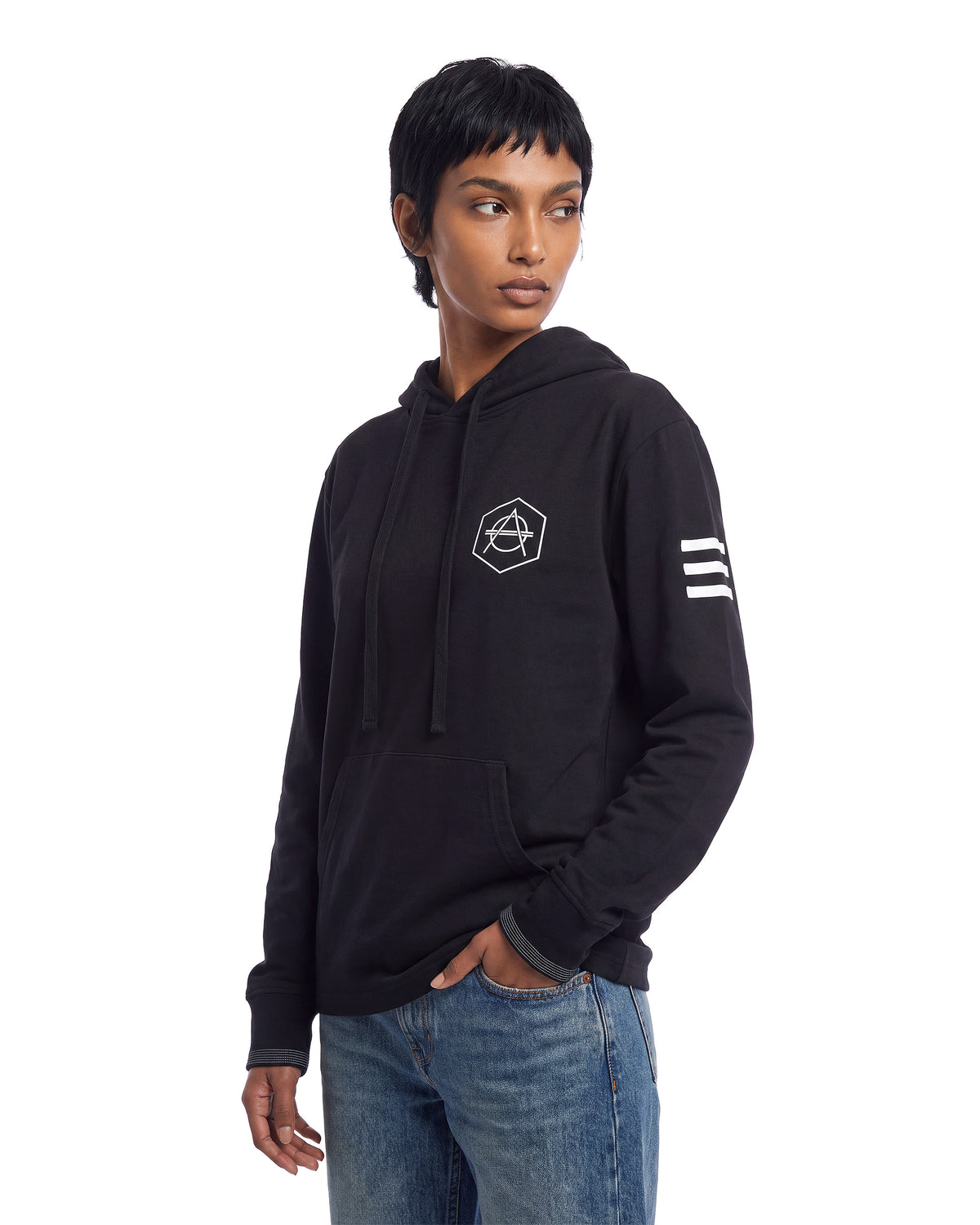 Wolf hooded longsleeve