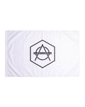 Official Don Diablo Flag white with black logo