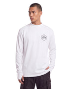 Hexagon logo longsleeve white