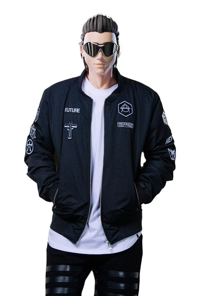 【希少】GCDS patch bomber jacket ジャケット　ブラック $_12.JPG?set_id=880000500F