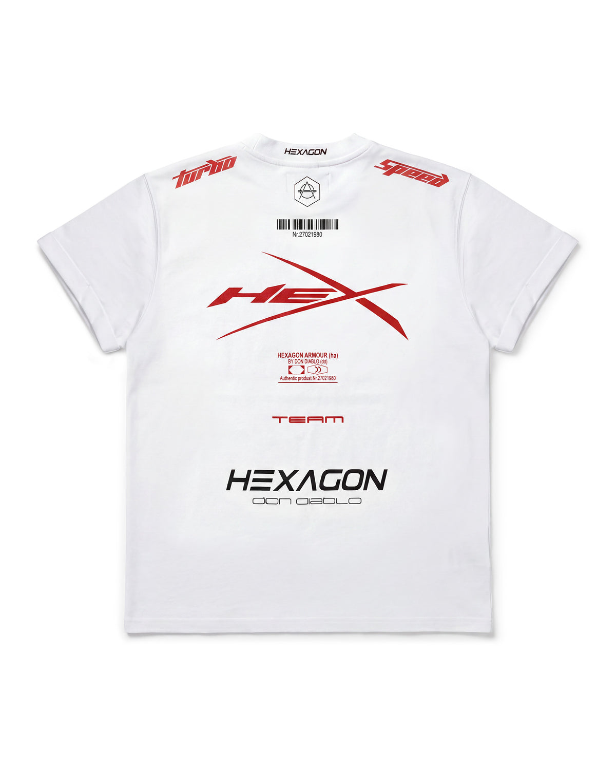 WHITE RACER - TEE