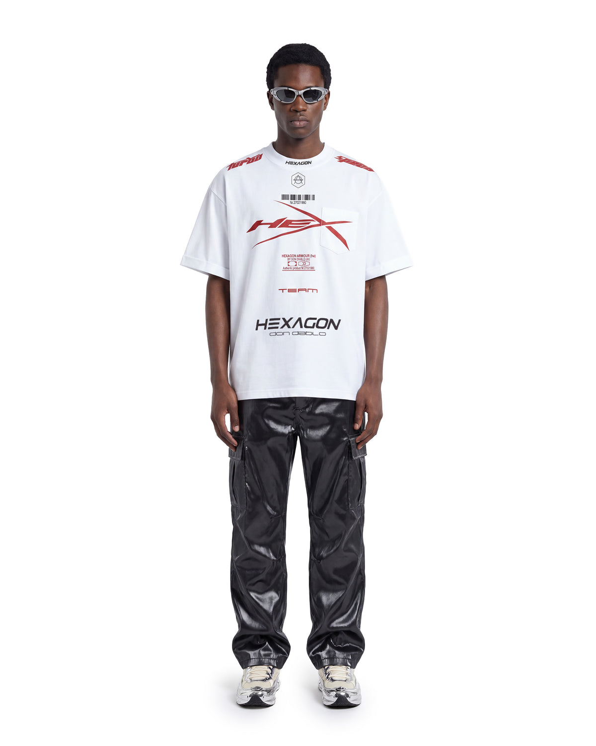 WHITE RACER - TEE
