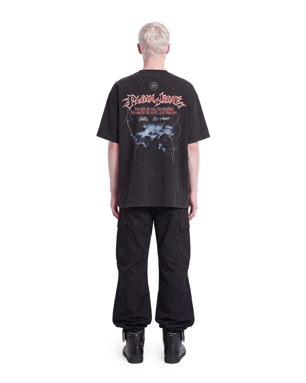 Plain Jane tee on model back
