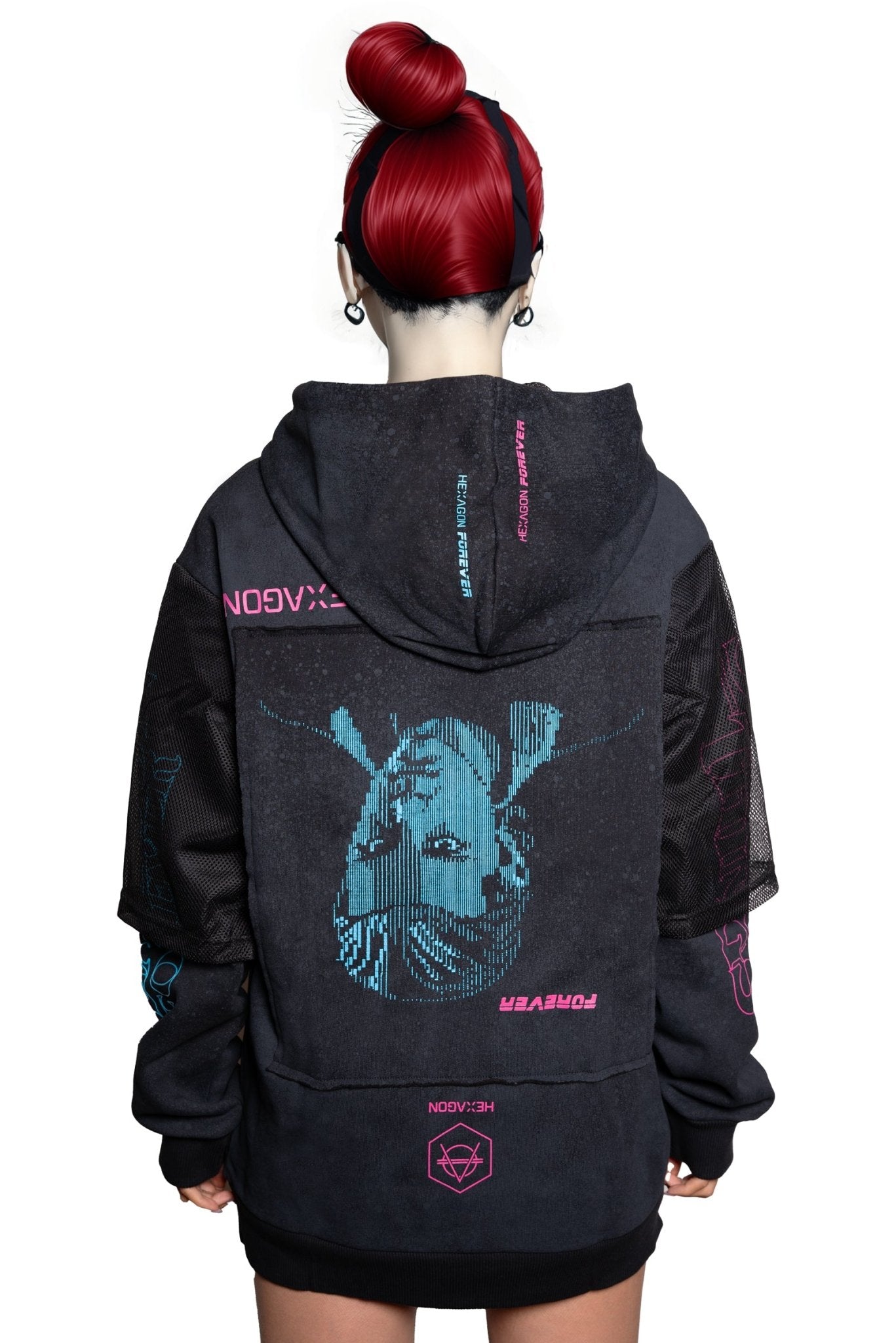 Stranger things sale pink hoodie