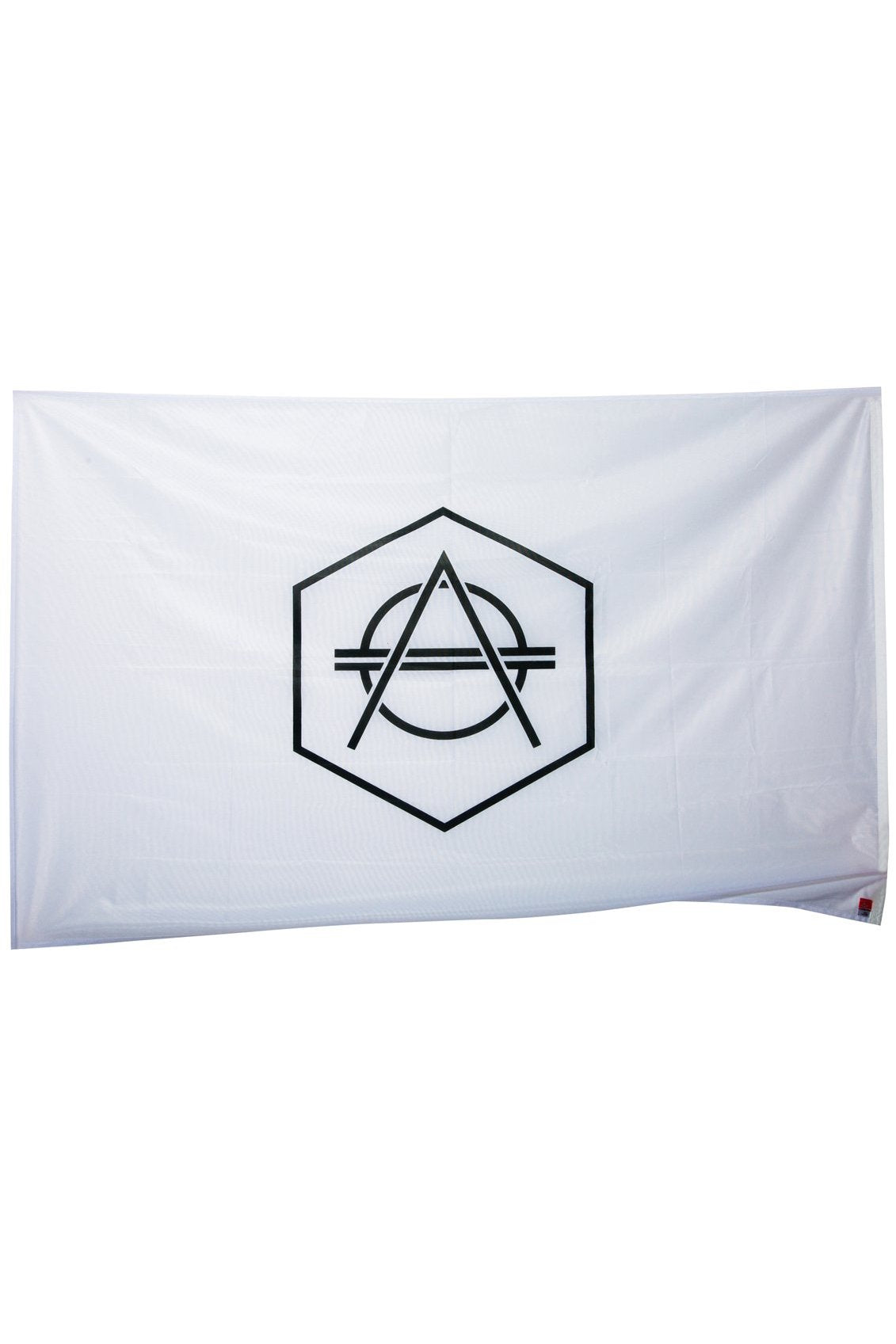 Official Don Diablo Flag white with black logo - HEXAGON - Don Diablo - Hexagon